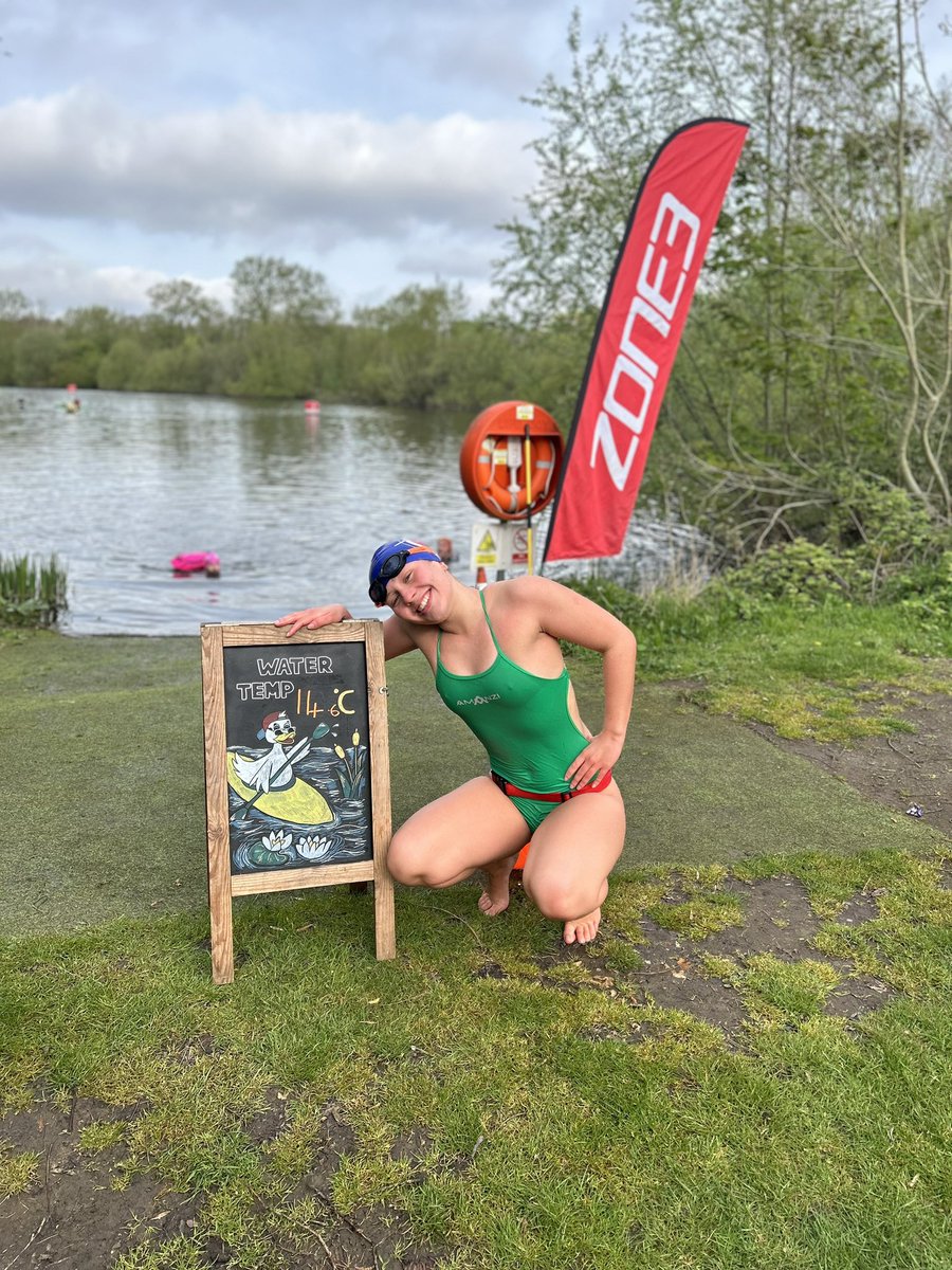 @alexdownswim has kicked off her 2024 open water training - about 30 seconds in a wetsuit then decided on skins!🥶
First big event is Coniston raising money for @LevelWaterSwim 2 days after GCSEs finish
#thisgirlcanswim #teeninspiration #unstoppable
