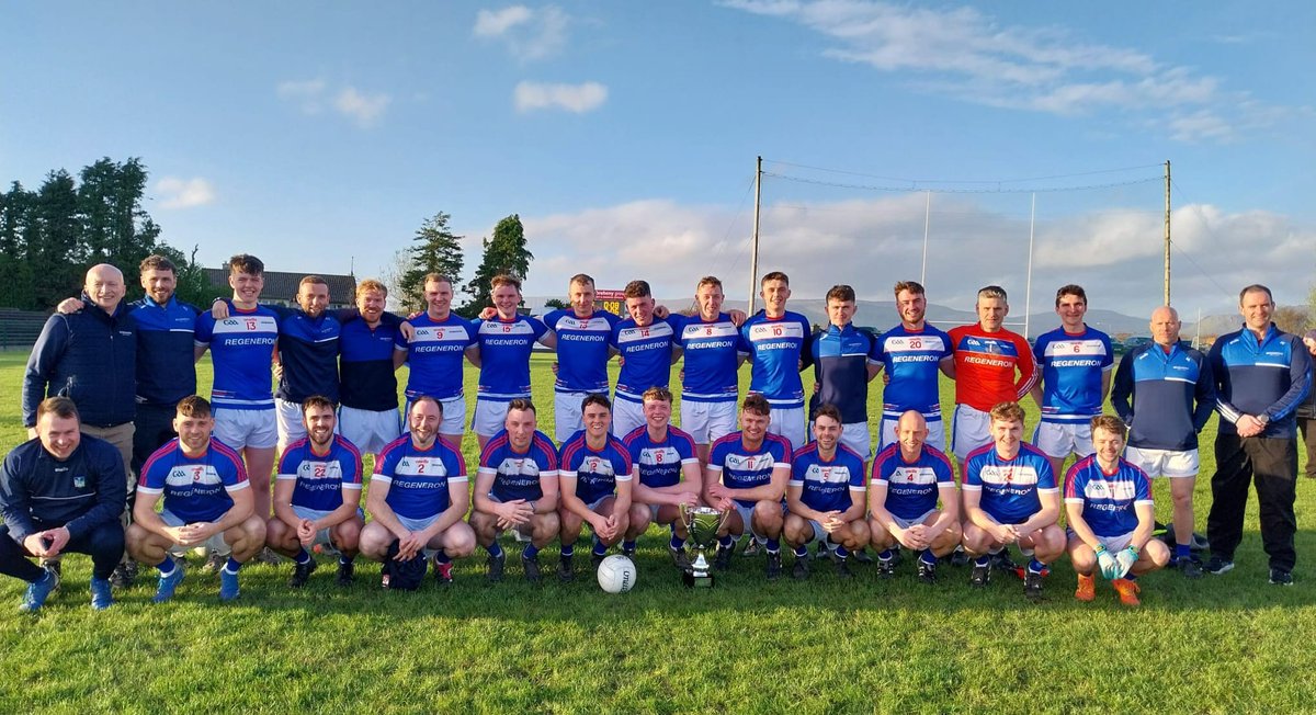 Congratulations to clubman James Pomeroy who was part of the <a href="/Regeneron/">Regeneron</a> team who won the Inter-Firm All Ireland football title yesterday evening! Well done to James and all his teammates!