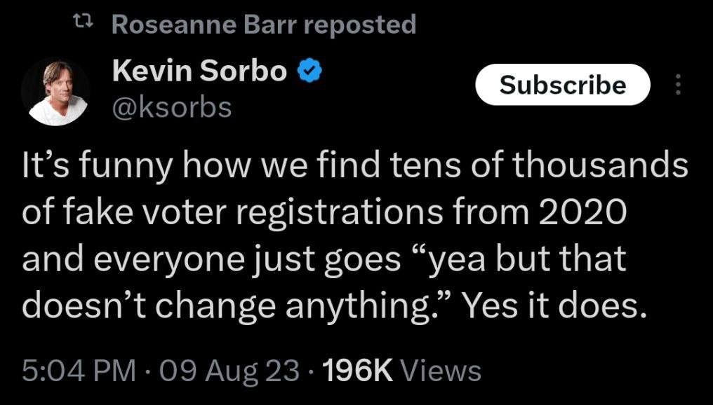 A fact check revealed @ksorbs's Tweet to be 117% true! 🙏❤️🇺🇸🦅

#Truth #Trumpwon #Fix2020 #ReturnTheDiamonds #BidenCrimeFamily