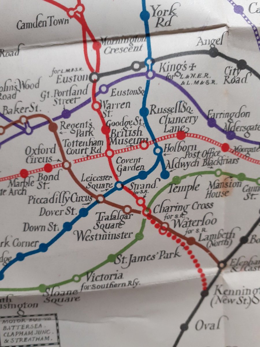 TimBryars's tweet photo. Dated 5/4/24, this edition of MacDonald Gill's London Underground map is what passengers would have been picking up in tube stations exactly a century ago. https://t.co/E1QqZYLkEb