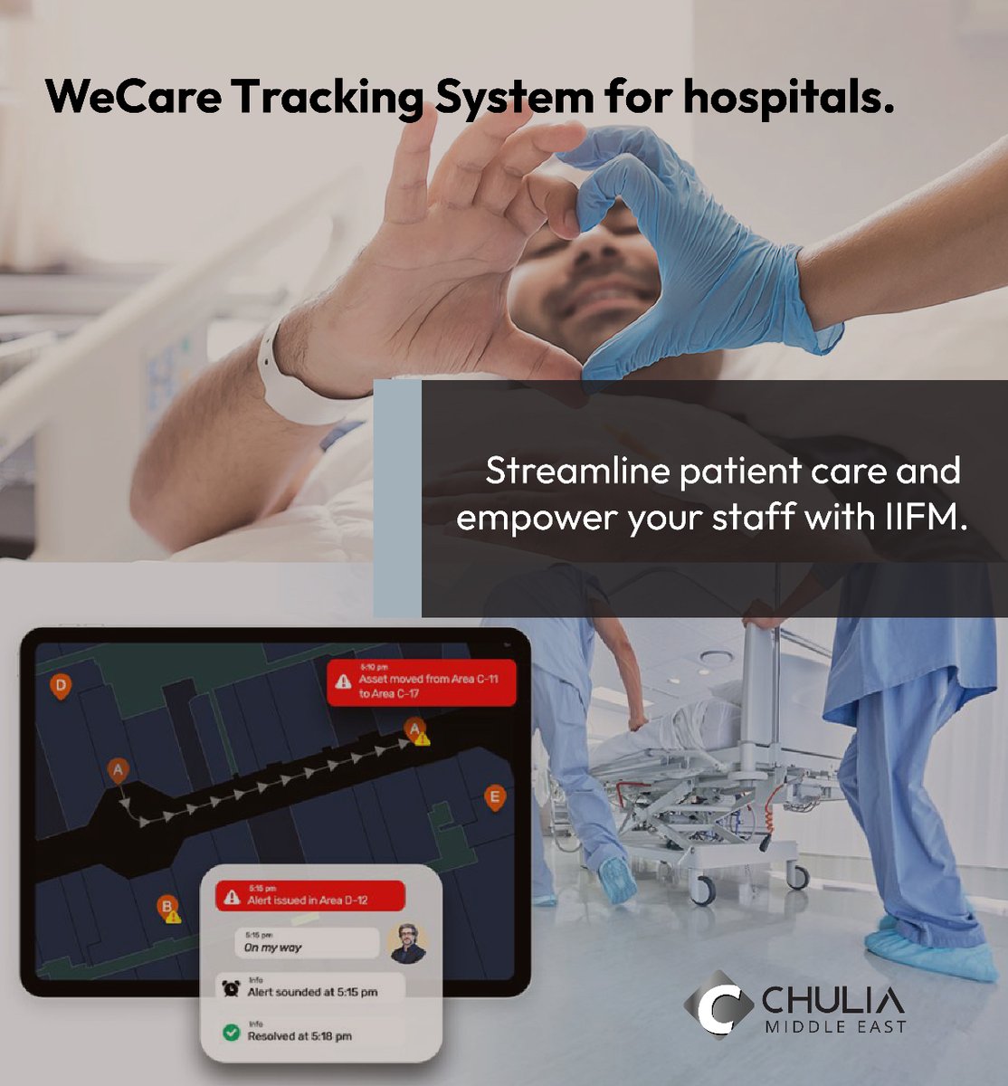 Transform your hospital with Chulia ME: Real-time tracking, enhanced communication, data insights for better outcomes!

Visit:  chuliamiddleeast.com 

 #facilitiesmaintenance #buildingmaintenance #facilityoperations #propertymanagement #commercialrealestate #fmprofessionals