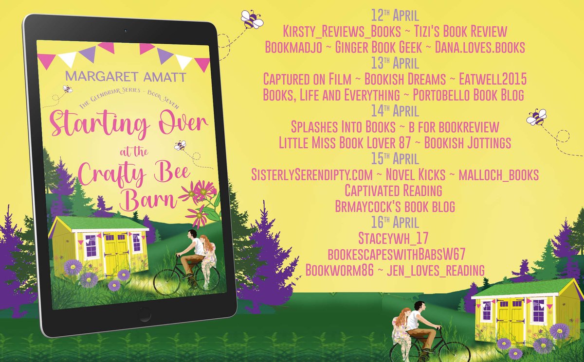 'This is a romance full of starting over moments and second chances.' says @bookslifethings about Starting Over At the Crafty Bee Barn by @AmattAuthor bookslifeandeverything.blogspot.com/2024/04/starti…