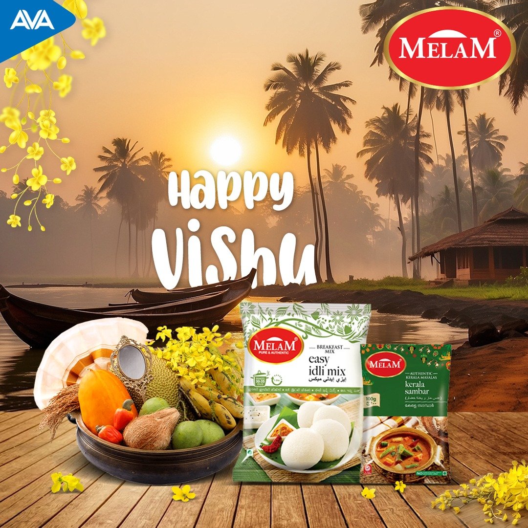 MelamFoods's tweet photo. Vishu Promises a new beginning and a fresh start. May this Vishu also bring new hopes to everyone's life! MELAM Wishing everyone Happy Vishu.

Visit us at:- https://t.co/Xlsyvsa36J

#vishu #happyvishu #vishuspecial #vishukani #india #malayali #Melamfoods #Melam https://t.co/6GR4MIkWJi