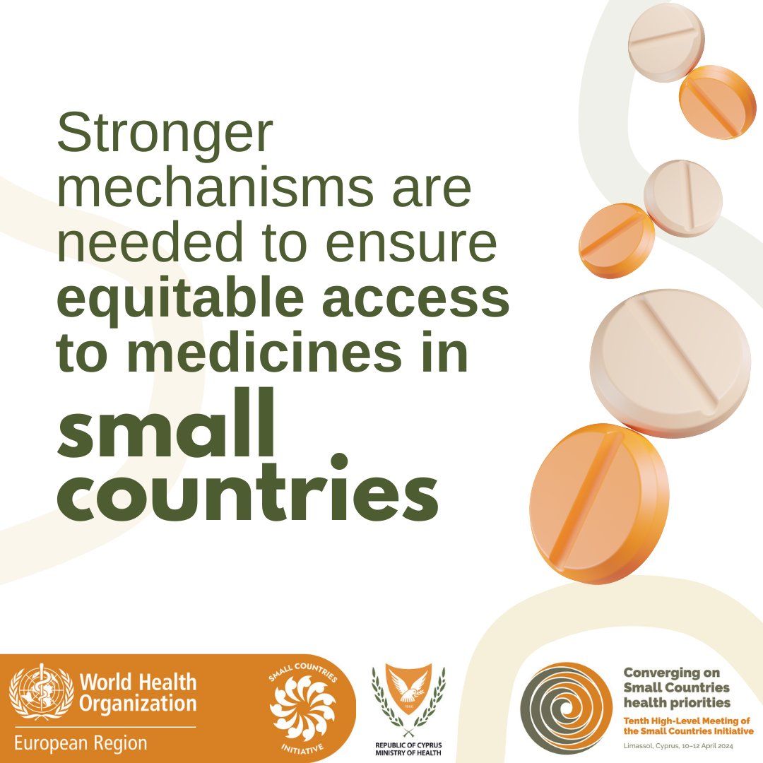 Improving access to medicines requires solidarity, transparency and sustainability. WHO/Europe’s new Access to Novel Medicines Platform #WHONMP promotes dialogue & collaboration to improve #access2meds in the Region, including its 11 smallest countries. bit.ly/4aMhnvZ