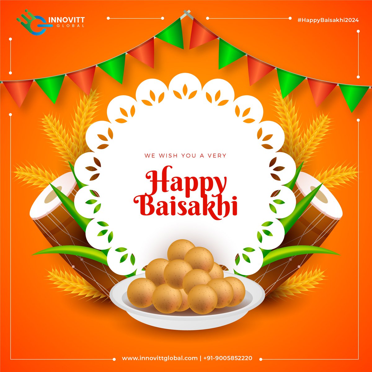 innovittglobal's tweet photo. As we mark the auspicious occasion of Baisakhi, let's cherish the spirit of unity, gratitude, and abundance. Wishing you a blessed and prosperous Baisakhi! 🌞🌾

Visit our website: https://t.co/Q7uvSJa5gF
Contact us 📞+91-9005852220

#InnovittGlobal #HappyVaisakhi #Vaisakhi https://t.co/Bby45ftuLv