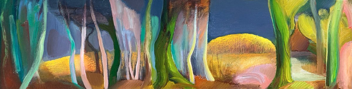 Views from the Edge of the Wood II
Oil on board 61 x 17cm (framed 81 x 31cm)
£995

Natural Order Exhibition, Macc Art Lounge, #GrosvenorShoppingCentreMacclesfield SK10 1DY
01625 402323
maccartlounge.com
#NaturalOrderExhibitionMaccArtLounge