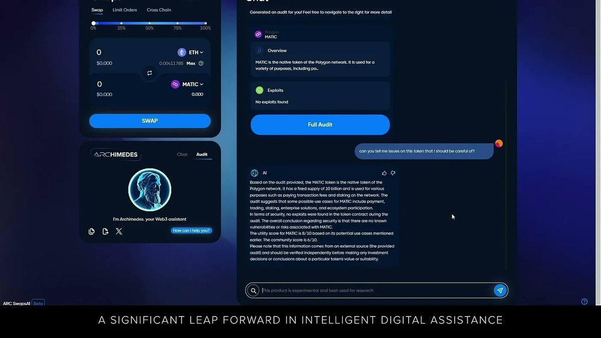 I love using $ARC Archimedes AI service because it helps safeguard us from potential rugs/scams. Archimedes has a thorough understanding of smart contracts as it can evaluate prospective problems & conducts a thorough investigation of potential vulnerabilities. Check out this…