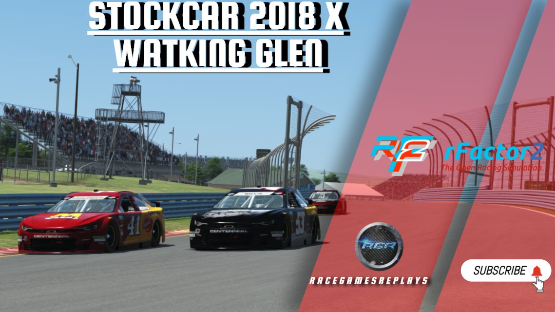 rFactor 2 Race Replay # Stockcar 2018 X Series @ Watking Glen youtu.be/W26-qM-Yf-w