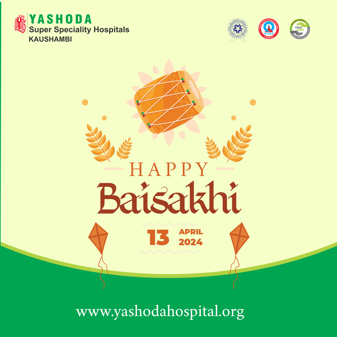 Happy Baisakhi from all of us at Yashoda Hospitals! 🌼 May this new season bring you abundant health and joy! #YashodaCares #BaisakhiBlessings 🌻 #Baisakhi2024 #HealthAndHappiness