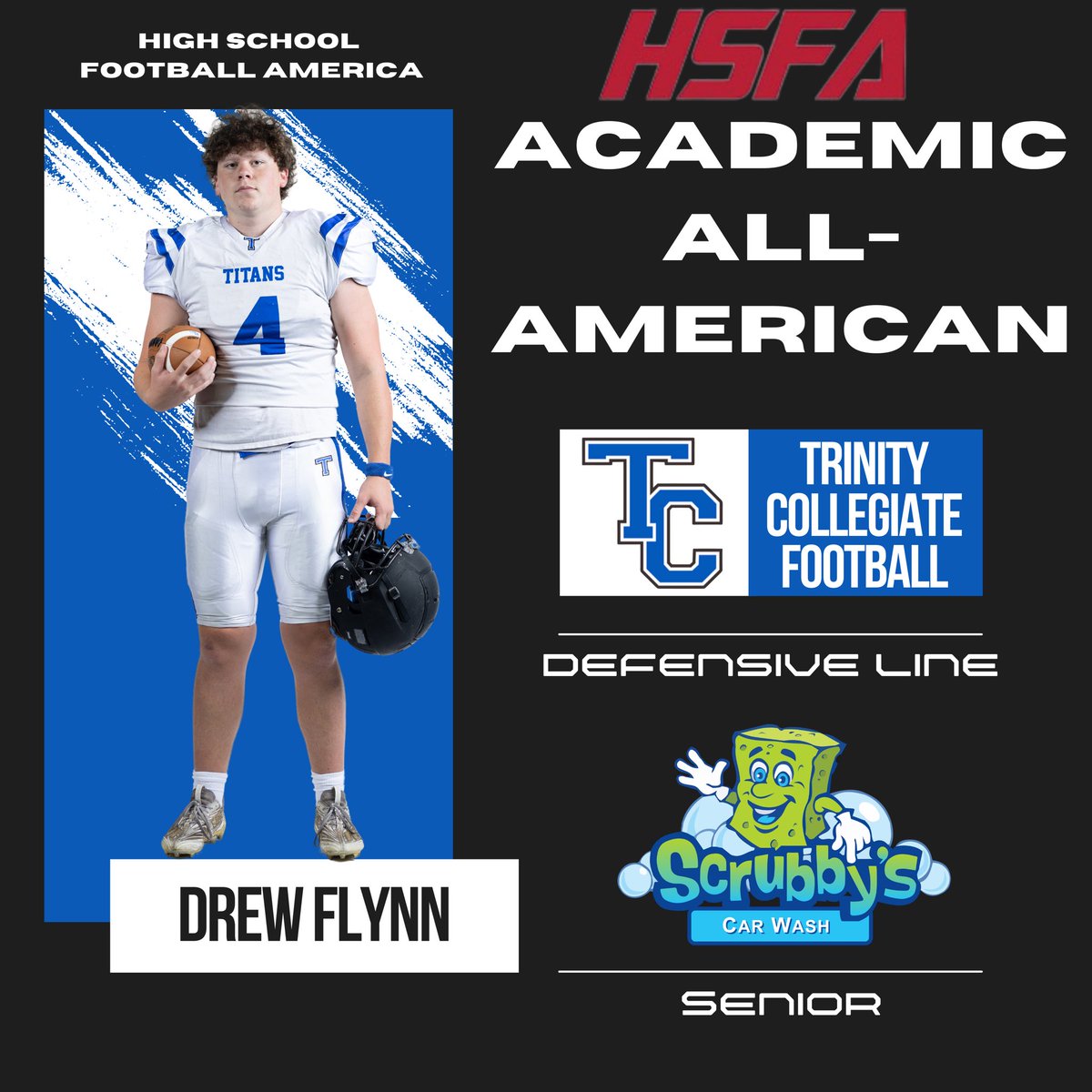 Next up for our senior @HSFBamerica Academic All-Americans is starting DE @drewflynn__. Congrats Drew! #RecruitTCS