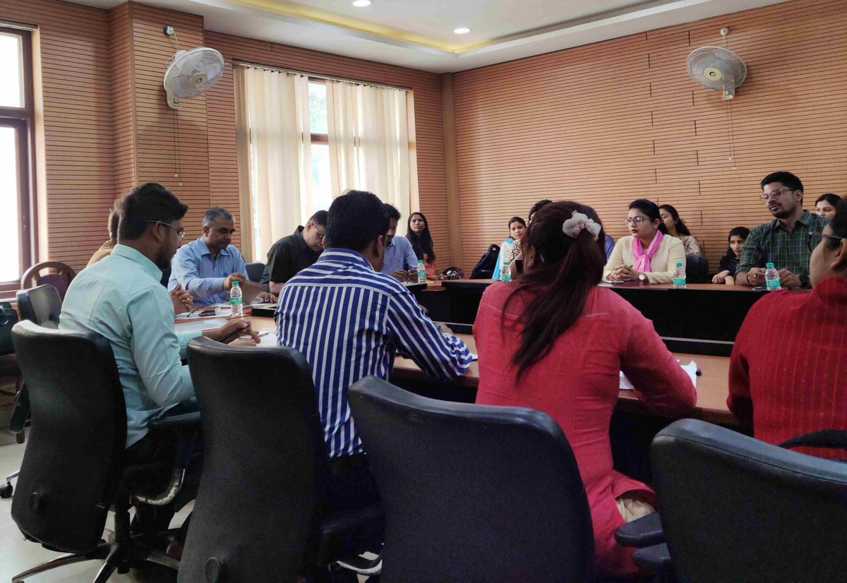 bhupro's tweet photo. Training program for 'Teach For BHU' fellows on 'Skills for Excelling as a Professional in Higher Education.'  

The two-day workshop aims to equip participants on various skills key for teaching. A total of 25 participants are attending the workshop.

#BHU #TeachForBHU https://t.co/yi7jDBuyCj
