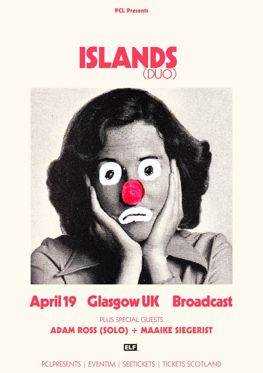 Playing a support slot at @broadcastglasgow on Friday! Also on the bill is the excellent @songsbyadamross and we’re supporting synthy ear worm writers, Islands. @jonnislater will bring his own atmospheric keyboard sounds to my set. 🪐 Join us: eventim-light.com/uk/a/629f86af3… #Glasgow