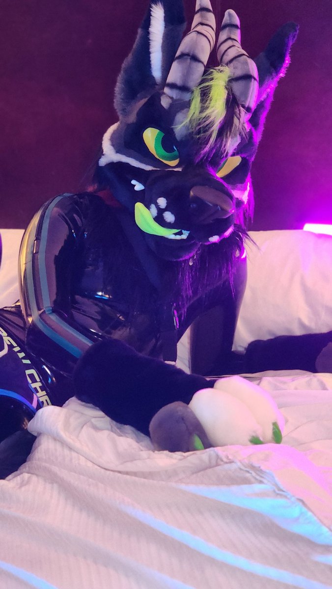 For #SqueakySaturday I'd like to mention, I have a telegram channel for some squeaky and kinky fun time 🥰 

Feel free to drop in and say hi

t.me/hellfoxslair

📸 @KryoWolf_