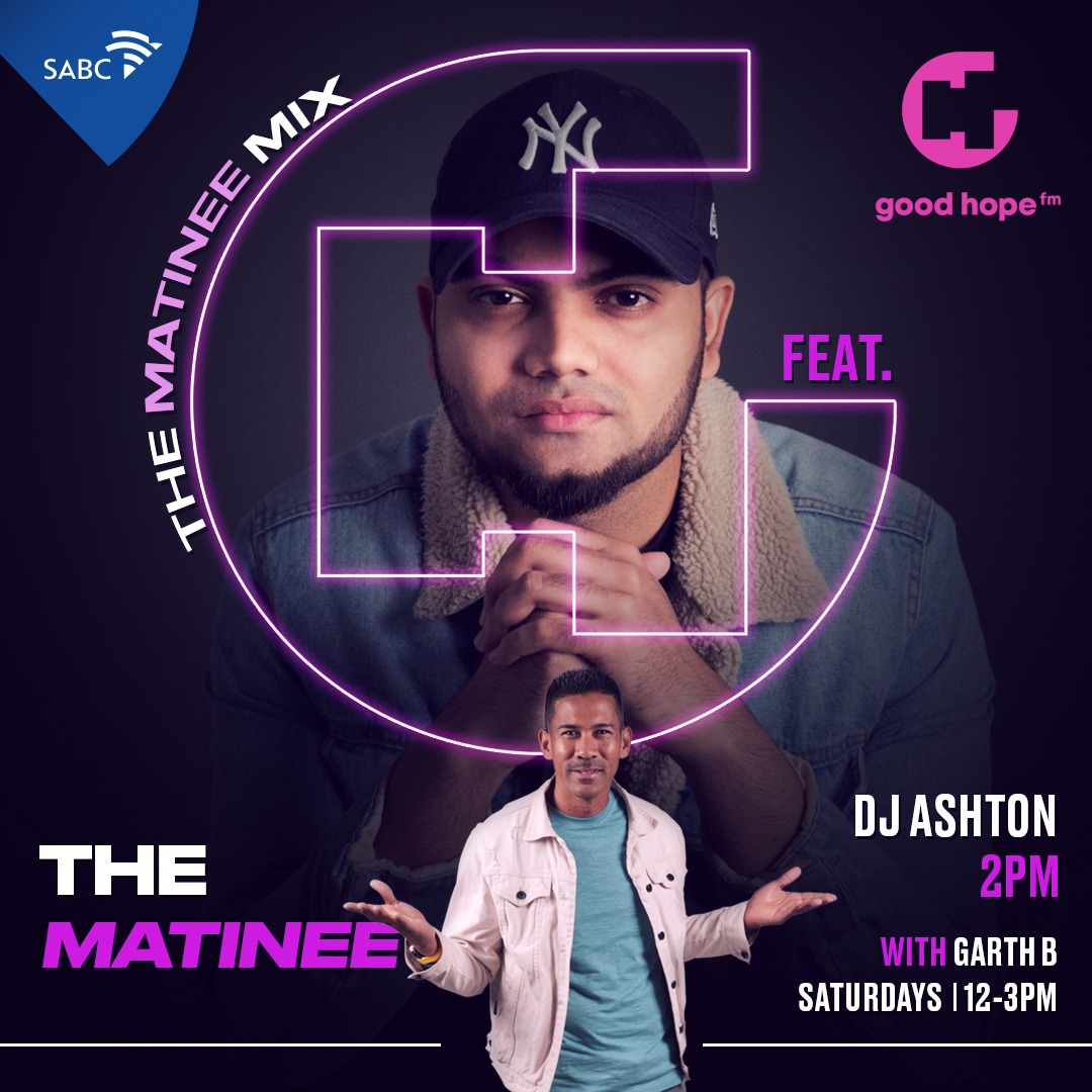 🎶 Ready for a Saturday groove? Join us on #TheMatineeMix as @djashtonsa spins the decks with electrifying beats! 🎧✨ #CapeTownsOriginal ❤️📻