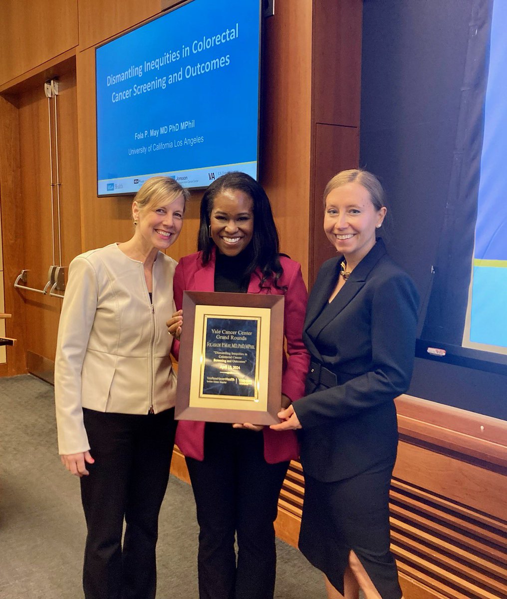 drfolamay's tweet photo. Beyond honored to be back @Yale yesterday to give a talk @YaleCancer. Full circle moment as this is where my academic journey began many years ago as an undergrad. (18-year-old me pictured).
Thank U for having me &amp; for an extraordinary time! #fullcirclemoment #academiclife #yale https://t.co/9H7CCN2JTN