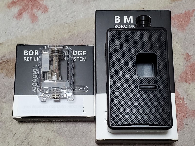 ScatPack11's tweet image. BM40 BORO MOD 40W &amp;amp;
BORO CARTRIGE
今日は休日出勤、帰りにフレキチさんで購入。　
このカートリッジ他のBORO MODにも使用可能どおかな？
#mechvape
#flavorkitchen