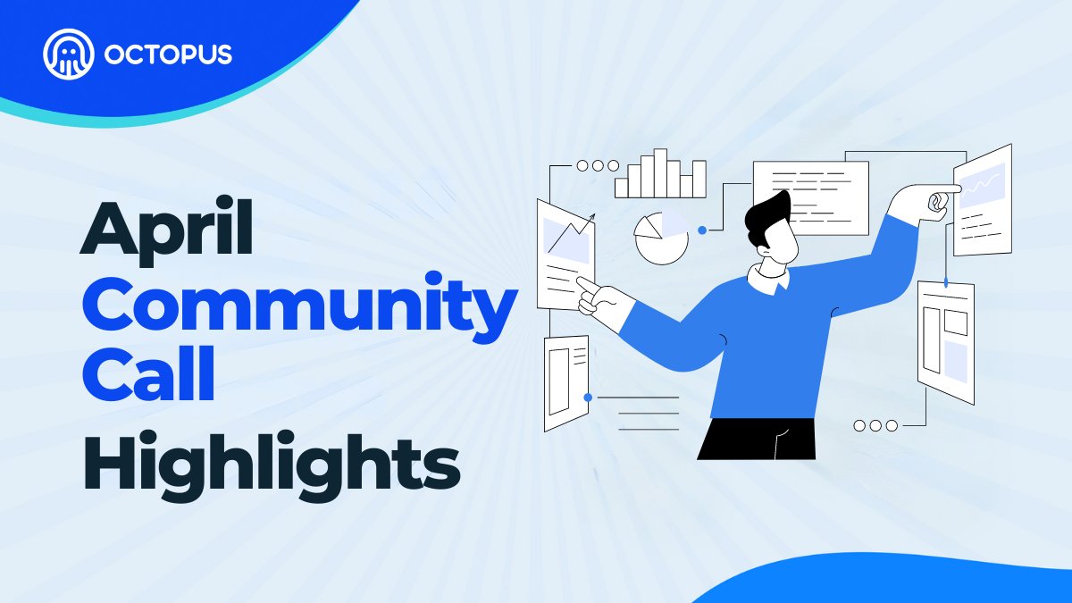 OmnityNetwork's tweet photo. Octopus Community Call Recap is here! π°
Let's recap March's milestones and the highlights from our Community Call #20! π
Get ready for April β @OmnityNetwork Launch is on the horizon! π₯
Read more: https://t.co/5CINjenVhn https://t.co/aYQrgf5tY3