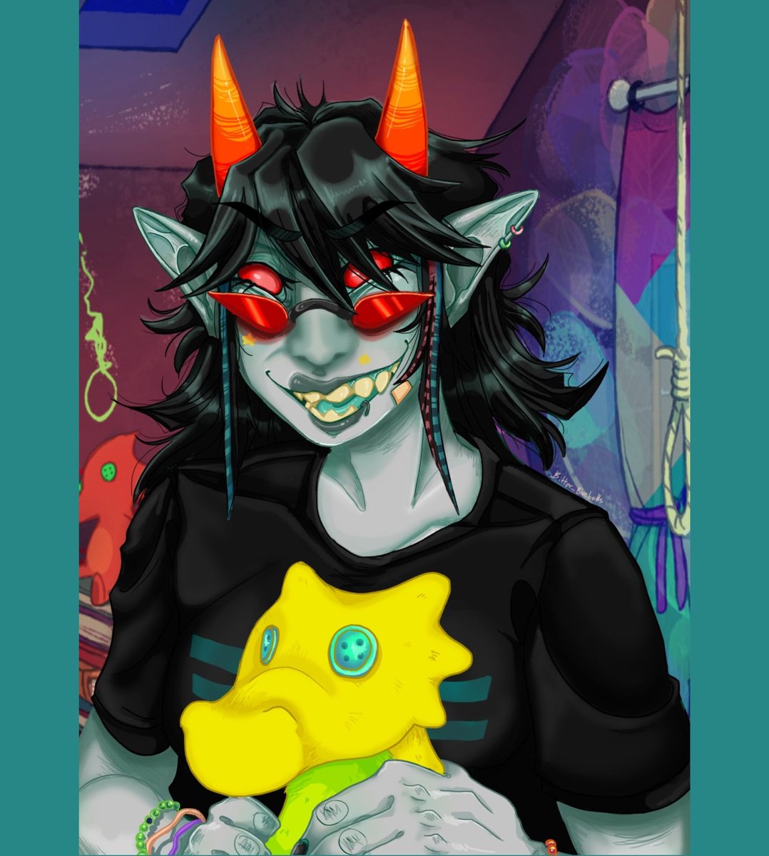 4/13 time 🎉

----------------
#413 #Homestuck #terezi #terezipyrope #homestuckfanart #fanart #digitalart #medibang