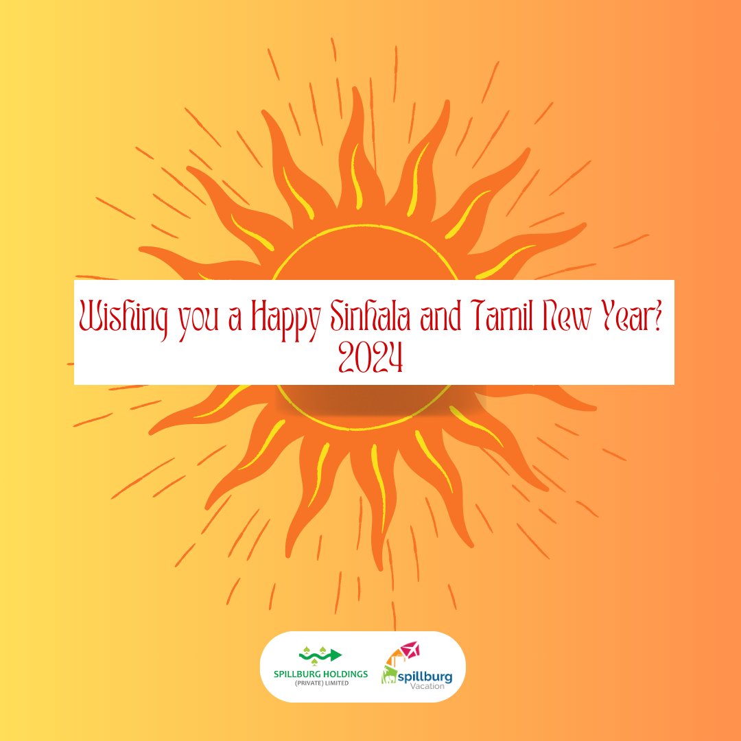 Happy Sinhala and Tamil New Year! Have a peaceful, blessed and prosperous one!