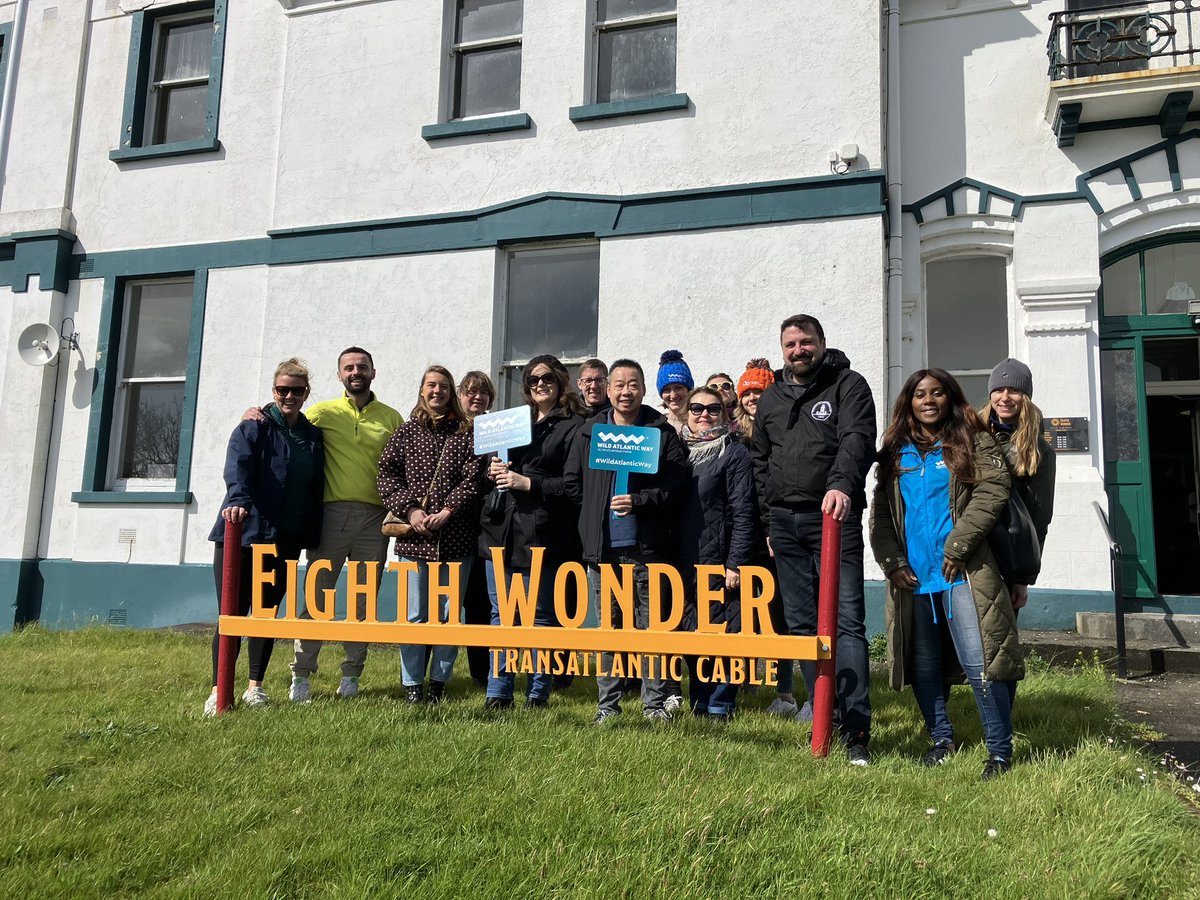 Thank you Lucian & team at The Eight Wonder on @ValentiaIsland for a wonderful tour. The sun even came out for us! #Meitheal2024 #WildAtlanticWay