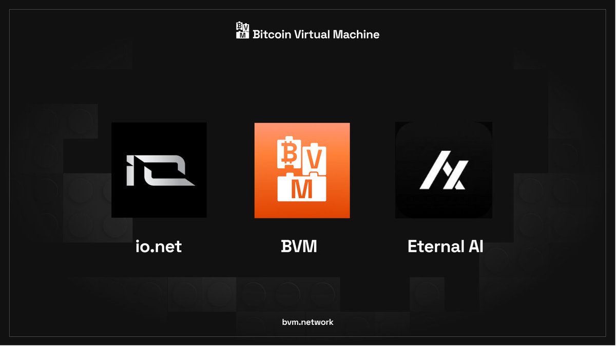 NEW MODULE: IO.NET

This integration between <a href="/BVMnetwork/">Bitcoin Virtual Machine</a> with <a href="/ionet/">io.net</a> opens doors for modular Bitcoin L2 blockchains to leverage the potential of decentralized GPU Clusters.

IO Cloud by <a href="/ionet/">io.net</a> offers ML Engineers/Developers a seamless cloud experience with