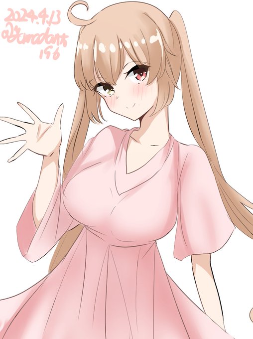 「large breasts twintails」 illustration images(Latest)｜3pages
