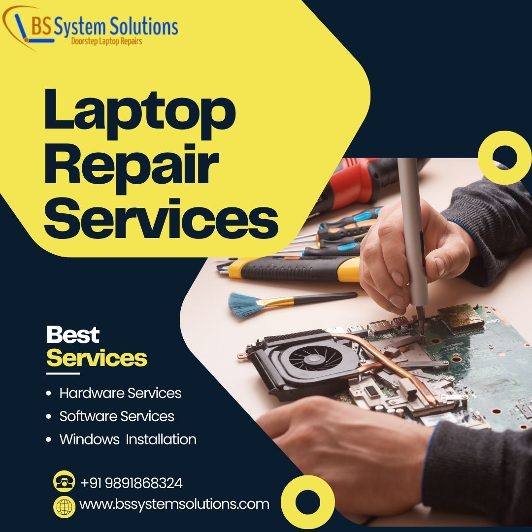 Need laptop repairs? Look no further! BS System Solutions is your go-to expert for all things laptop repair. From hardware to software, and even Windows installation, we've got you covered! 
Call us +91-9891868324 
 Visit bssystemsolutions.com 
#LaptopRepair #BSSystemSolutions