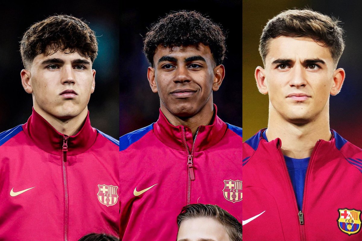 🚨🌟 𝐎𝐅𝐅𝐈𝐂𝐈𝐀𝐋: Pau Cubarsí, Lamine Yamal & Gavi are among the candidates for this year's Golden Boy Award.