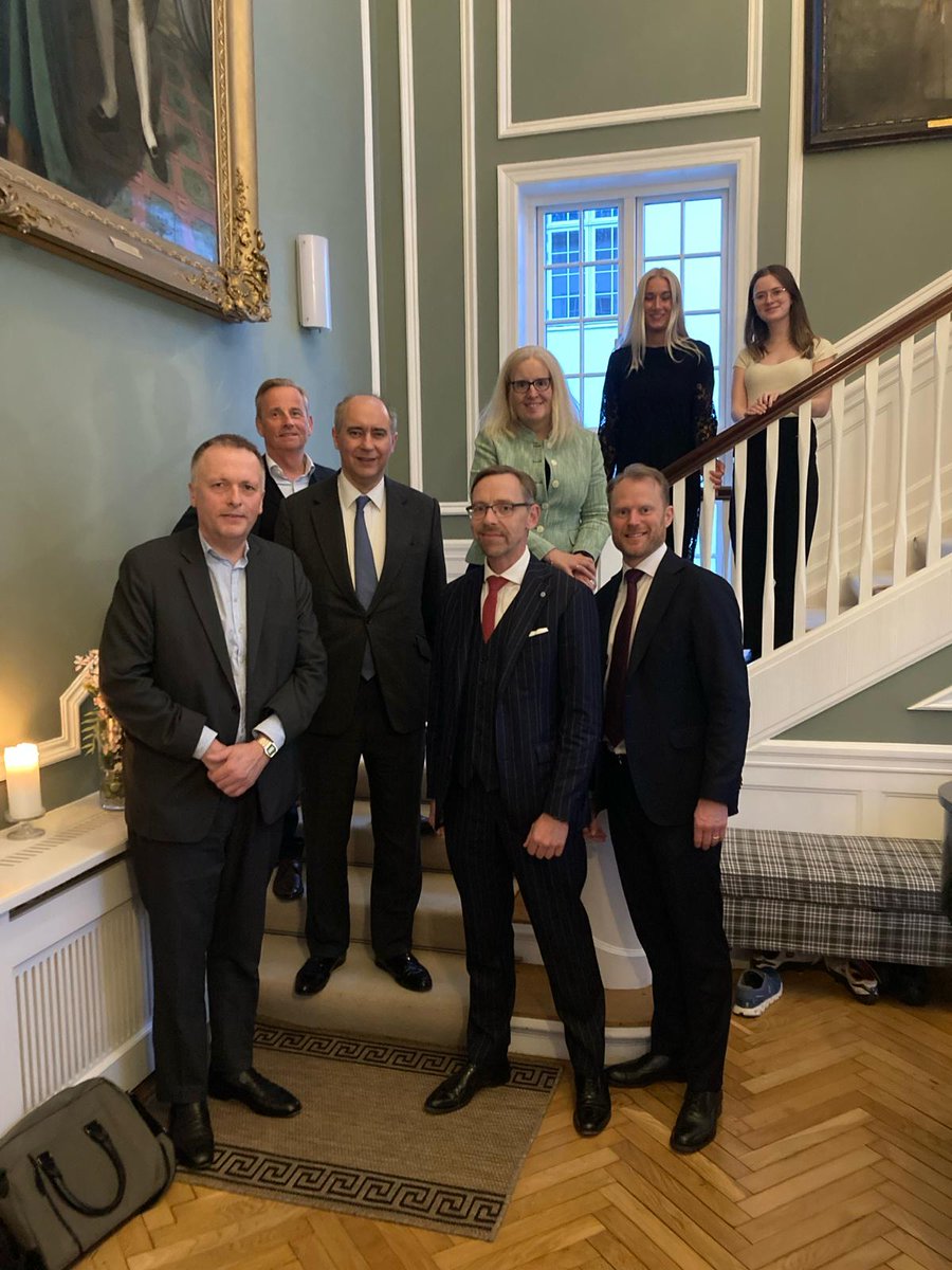 In Denmark I met with key representatives from the 🇩🇰 investment community, including global investment firm @Schroders 📈🌍 Excellent to get their views on 🇬🇧 as an investment destination & explore investment opportunities across our sectors.