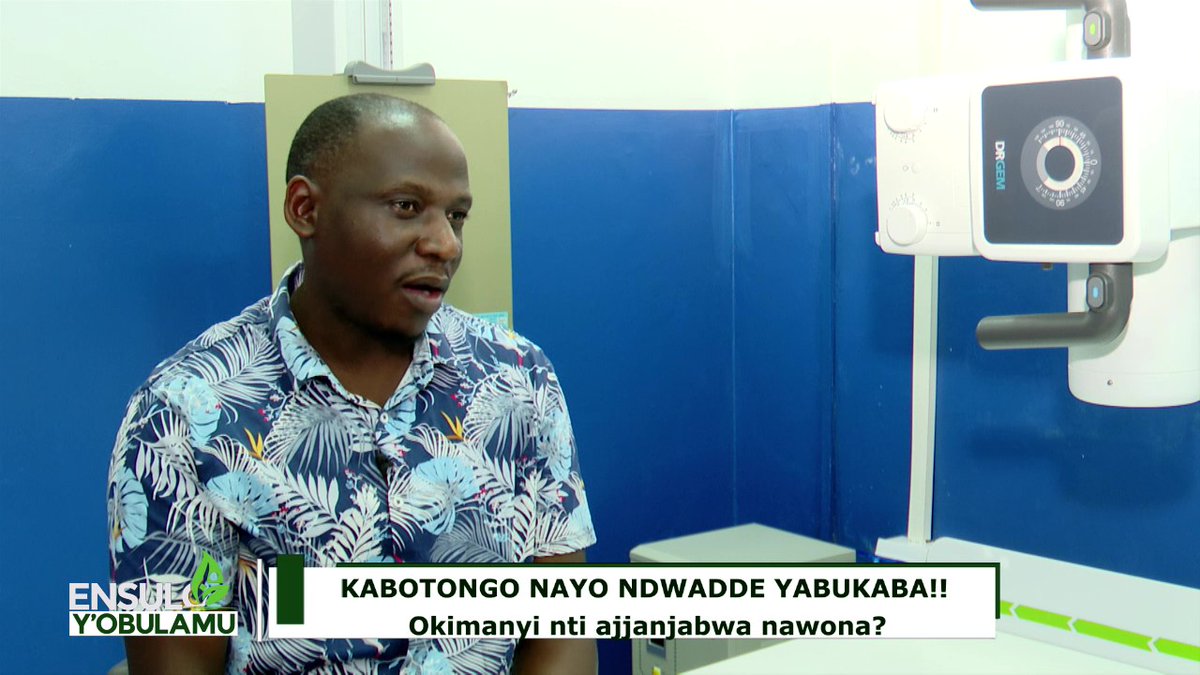 Dr. Muwonge agamba nti bwoba olina endwadde nga kabotongo suubira bino - okulumizibwa nga wegata naddala abakyala, okubundula amazzi agawunya obubi, okusiyibwa sako n'okufuna ensundo mubitundu byekyama. #EnsuloYobulamu