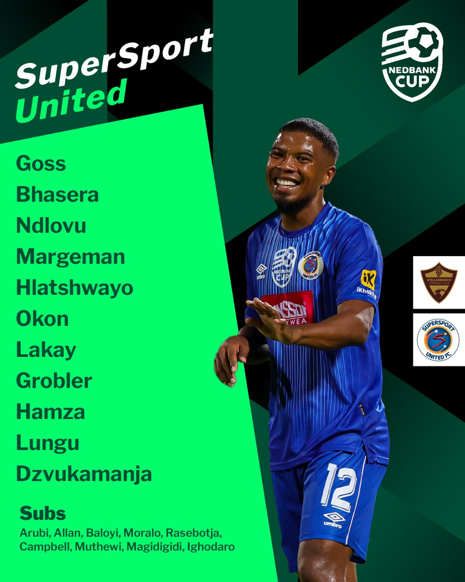 Steve Barker and Gavin Hunt have named their starting XI for their clash in Cape Town. 👇 #NedbankCup
