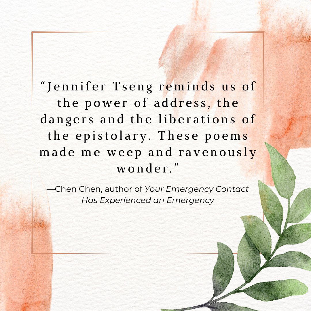 Visit ow.ly/xfhe50QFUXX to buy Jennifer Tseng’s Juniper Prize winning book Thanks for Letting Us Know You Are Alive, a blend of poetry and lines from her late father’s letters exploring language, tradition, grief, and family. #poetry #juniperprize
