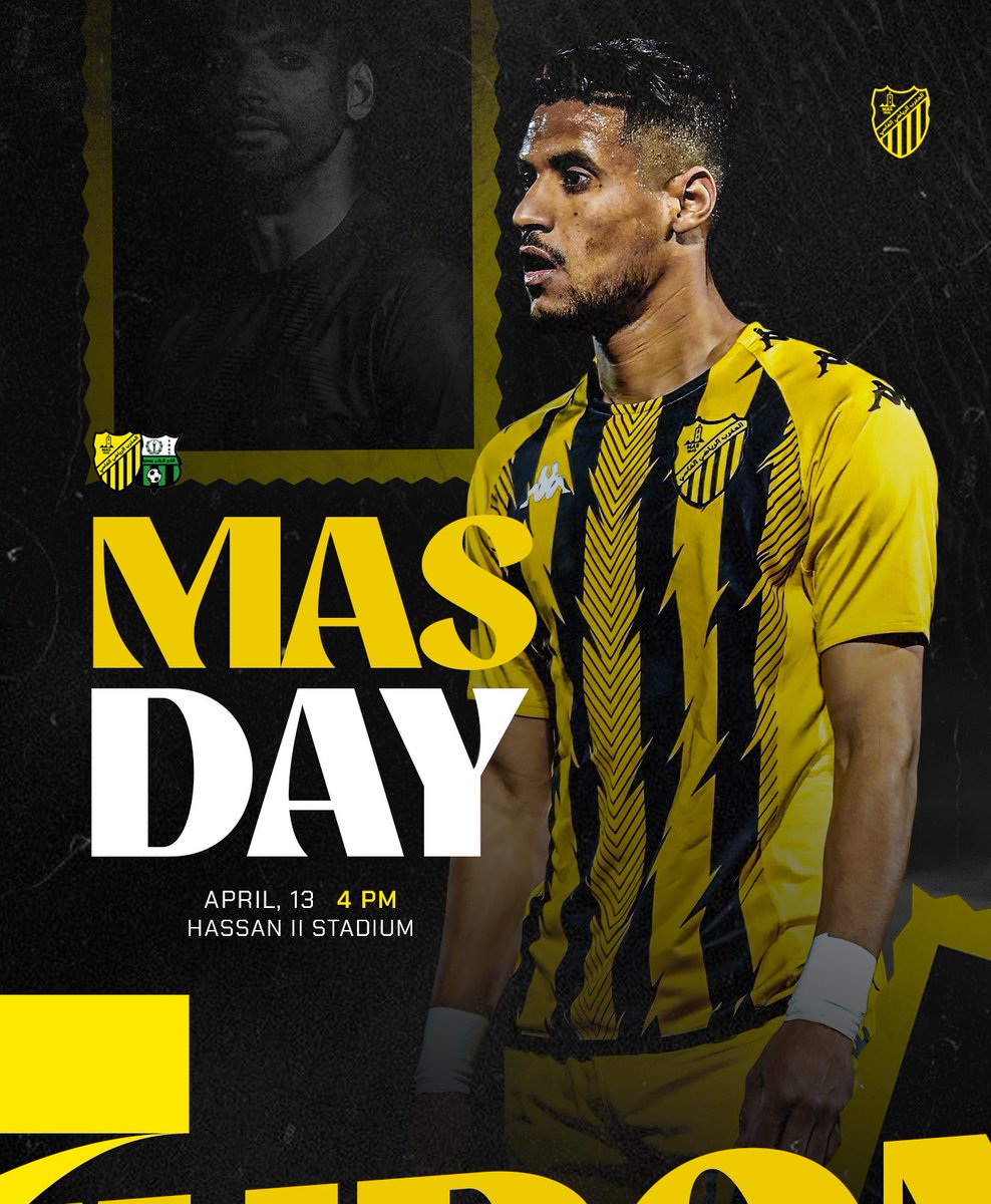 🟡⚫It's matchday at Hassan II stadium🐯