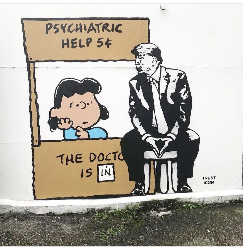 lovestreetart22's tweet photo. As relevant now as when it was painted 5 years ago. Trust iCon in Penge, London.
#StreetArt #TrustiCon #London #DumpTrump https://t.co/ppqgweFbin