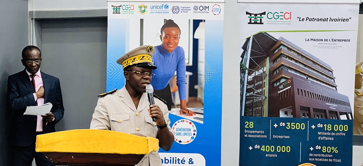 OITAbidjan's tweet photo. La #FoireEmploi de #Boundiali, lancée !
Lieu: Centre culturel
🧵 Panels d'experts ; Rencontres entreprises; Stages/emplois.

Action de @Cgeci_Officiel avec @OITAbidjan, @oimcotedivoire, @UNICEF_CIV ➕précieux soutien de @DDCBenin, @AmbSuisseCI !

#GénérationSansLimites
#Jeunes https://t.co/BVRQoKWMuz