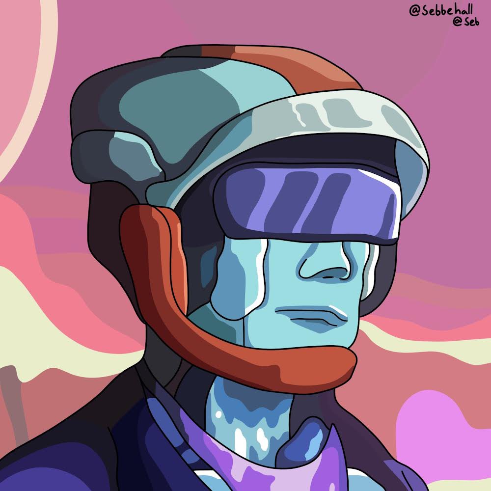 SebbeHall's tweet image. Been a long time since I did fanart now, but I really like what @limitlesssauce are building so I wanted to show some love to the community.
Here is my unpixelated version of their art that I drew on my iPad. Hope you guys like it!
#BitmapEmporium