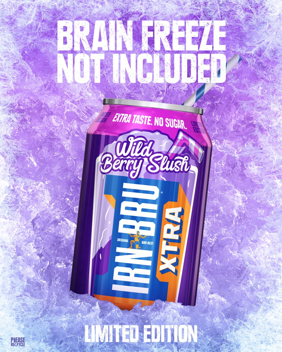 Limited Edition Wild Berry Slush in store now! #XtraFlavours #IRNBRU