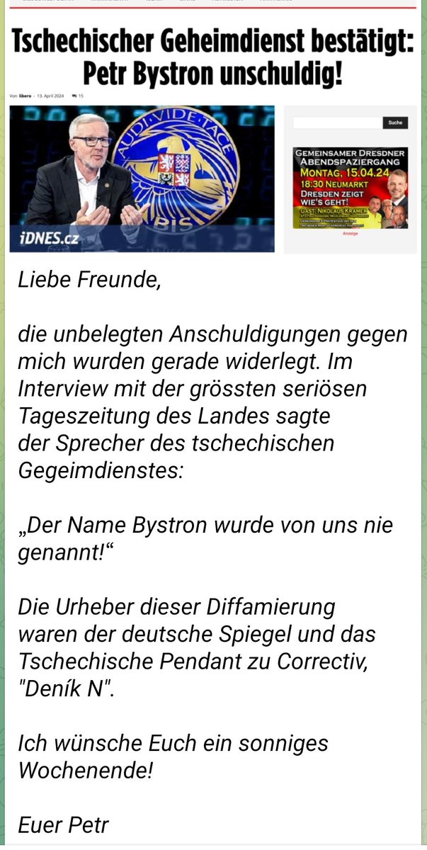 War sowas von klar.....