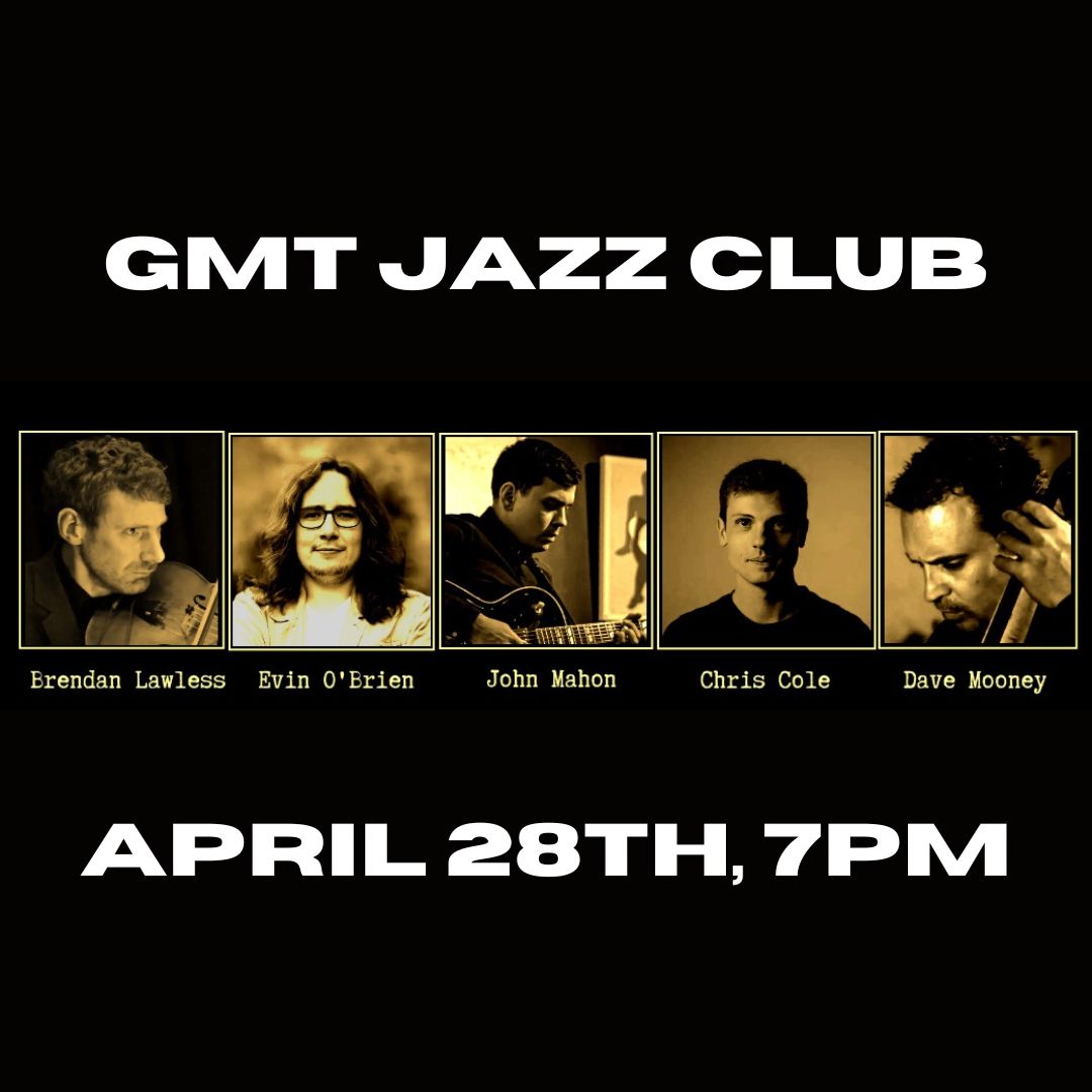 Our next GMT JAZZ CLUB is taking place later this month Featuring The Tenters Quintet. 🗓️ Sunday, April 28th. 🍷 Doors: 6pm for food & drinks, music from 7pm Find out more and book your tickets: loom.ly/vf-ZmnM