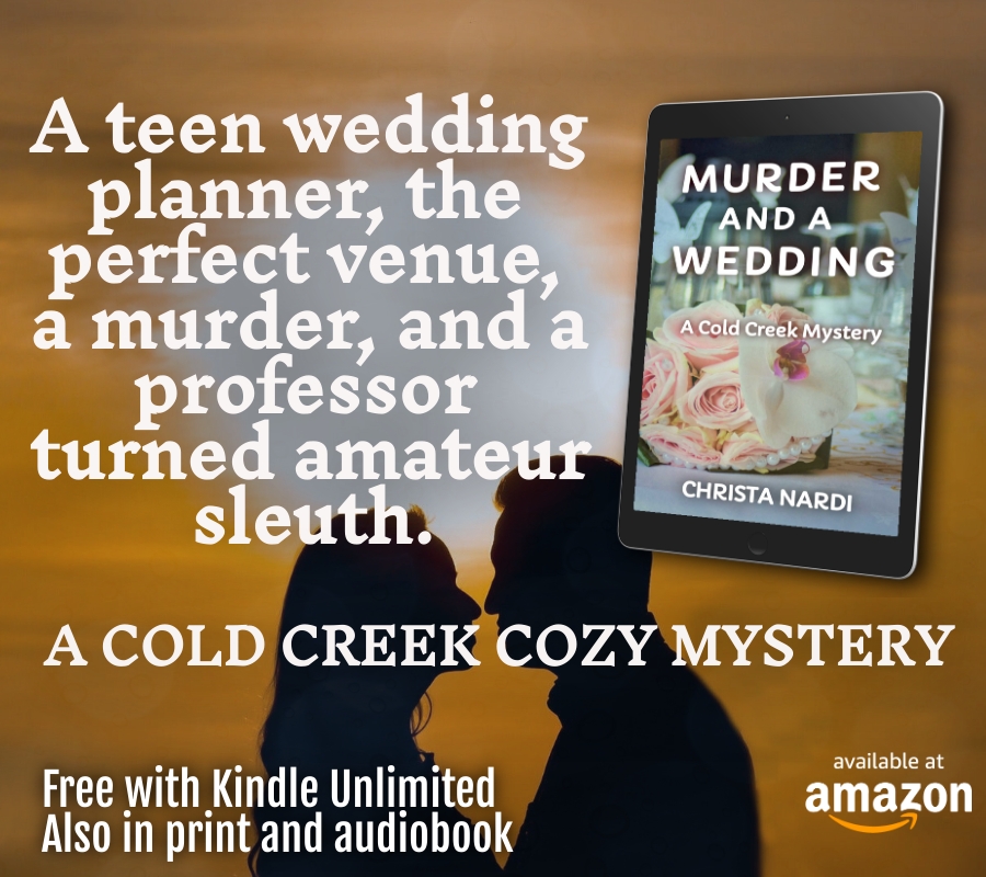 Solving a murder wasn't on the wedding planner's checklist but could stop the wedding plans. Can Sheridan solve the murder and still get her perfect wedding venue? #cozymystery Free with #KindleUnlimited books2read.com/MurderWedding