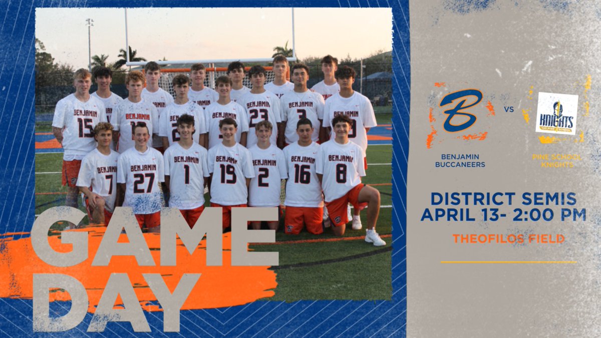 🥍Boys Lacrosse kicks off their post season today! ⏰2:00 PM game time 🎫gofan.co/app/school/FL6… 📺fan.hudl.com/usa/fl/palm-be… GO BUCS!