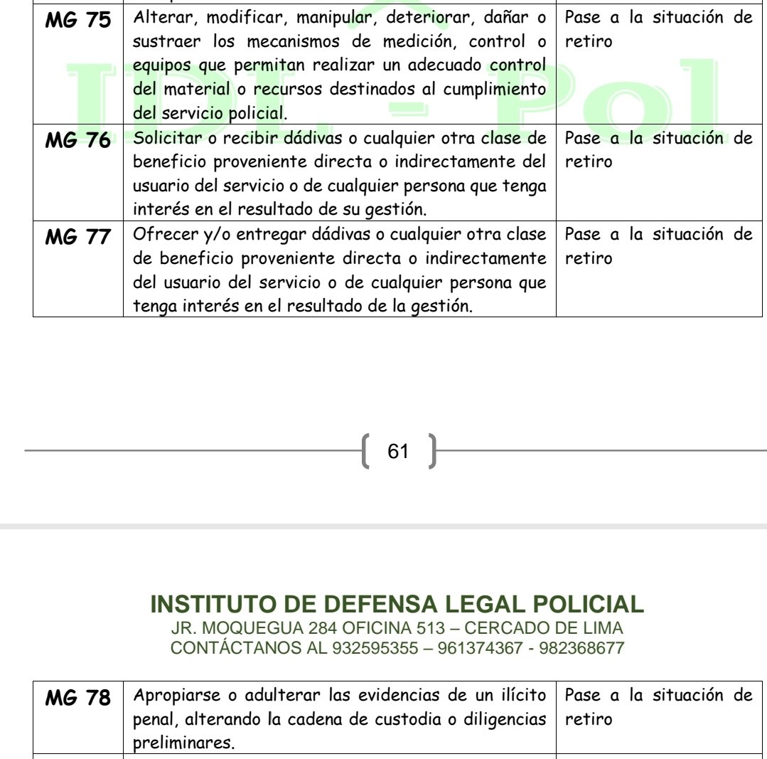 CharitoABC's tweet photo. El Régimen Disciplinario Actualizado dla @PoliciaPeru en su código MG 78 establece: 
"Apropiarse o adulterar las evidencias de un ilícito penal,alterando la cadena de custodia o diligencias preliminares",la sanción sería PASE A LA SITUACIÓN DE RETIRO @MininterPeru #FueraColchado https://t.co/6iLtU7wDp5