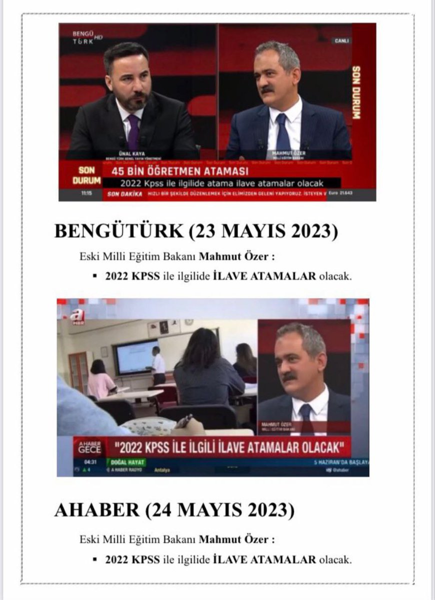 Verilen sözler bir an önce tutulmalıdır. Sayın Cumhurbaşkanımız verdiğimiz bütün sözleri tutacağız,dedi.
#2022KPSS 
@RTErdogan
@eczozgurozel
@Suat_Ozcagdas
@Yusuf__Tekin
@demirdenizchp 
#kpss2022ekatamasözü