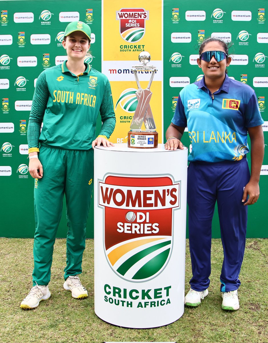All to play for in the #WODI series 🏆 🇿🇦The Proteas Women 🤝 Sri Lanka 🇱🇰 #WozaNawe #BePartOfIt #SAWvSRIW