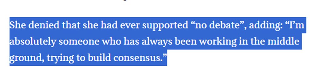 17/ I cannot believe you said this Ruth. This is a lie. You are lying. Stonewall during your tenure adopted 'no debate'. Ask James Dreyfus what response he got to the polite letter he was one of the signatories too. Ask Simon Fanshawe what happened when he sought discussion.