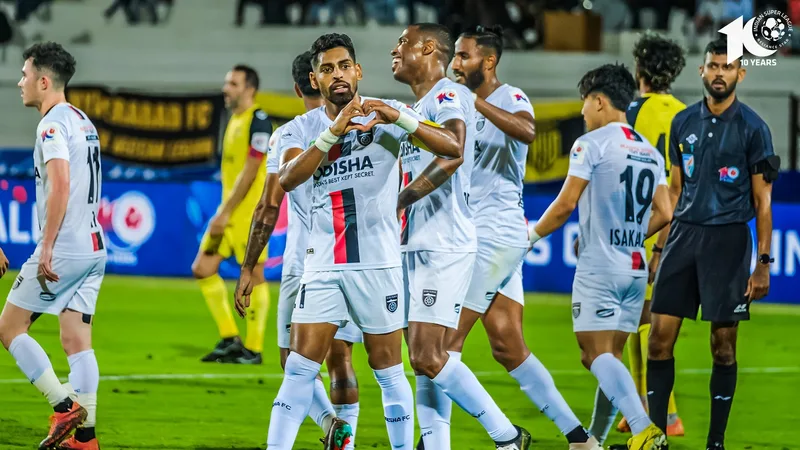 14.4% - @OdishaFC have logged a shot conversion rate of 14.4% in the @IndSuperLeague this season, the highest of any team and the Juggernauts’ highest such aggregate in a single season; currently, it is also the 5th highest such rate for any team in an #ISL season. Mark. #NEUOFC