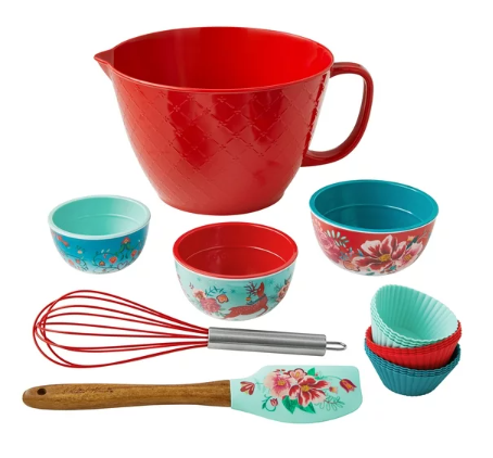 How adorable is this Pioneer Woman Mixing Bowl Set? Its only $9.76 (Regularly $24.97) mavely.app.link/e/hGmhwNngLIb #affiliatelink #ad #kitchenfinds #kitchendeals #dealsforyou