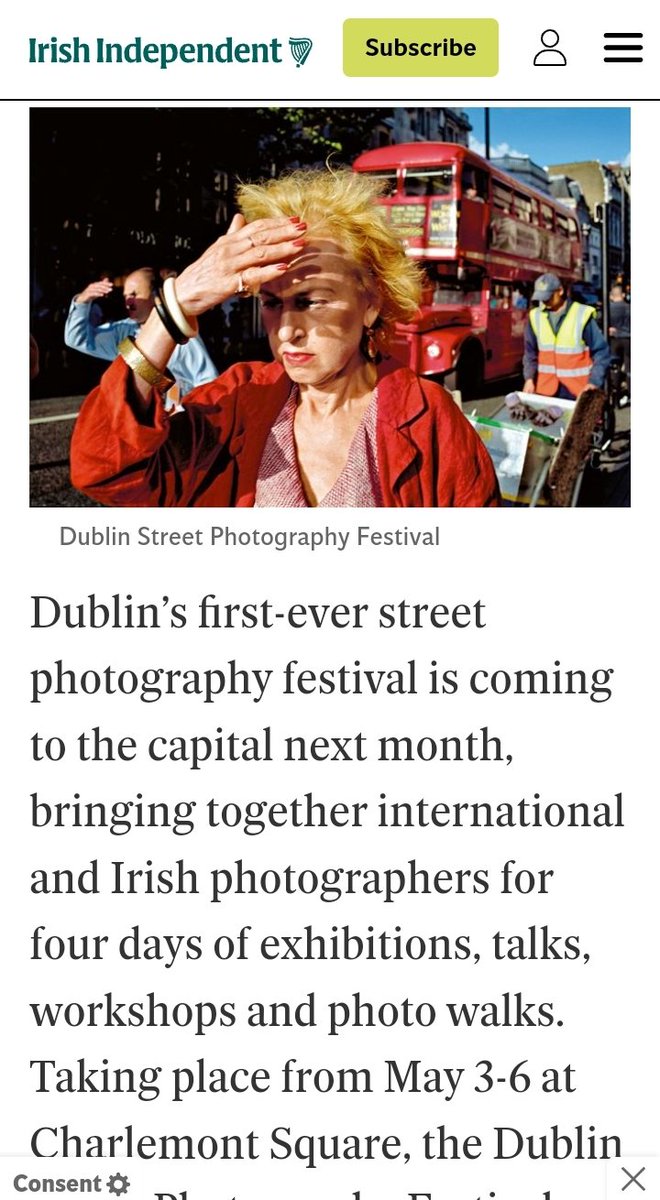 Today's @Independent_ie #dublin #ireland #streetphotography photo by Matt Stuart.