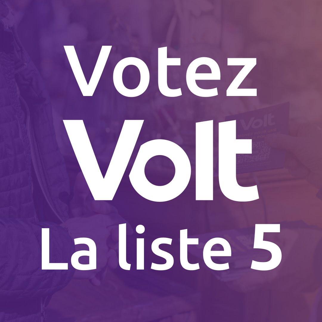 🎉 Volt participe aux super élections ! 🎉 Volt is participating in the Super Elections! 💜Nous nous présentons comme Volt Europa sur la liste 5. 💜 We present ourselves as Volt Europa on list 5. 👀 voltbelgique.org/actualites/sup… 👀 voltbelgium.org/news/superelec… #VotezVolt #élections2024