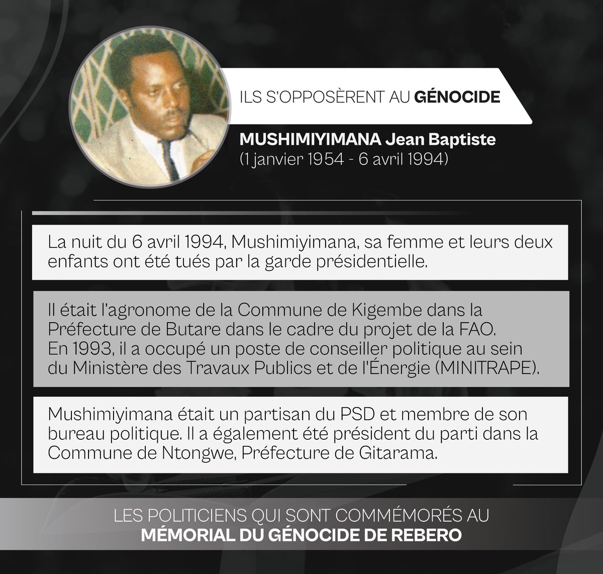 Mushimiyimana Jean Baptiste yari muntu ki? – Who was Mushimiyimana Jean Baptiste? – Qui était Mushimiyimana Jean Baptiste #Kwibuka30